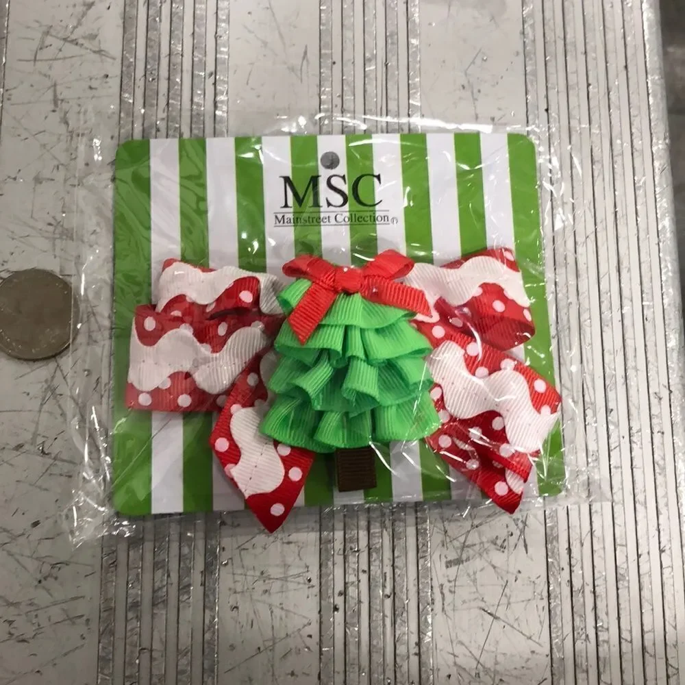 Christmas Tree Hair Bow